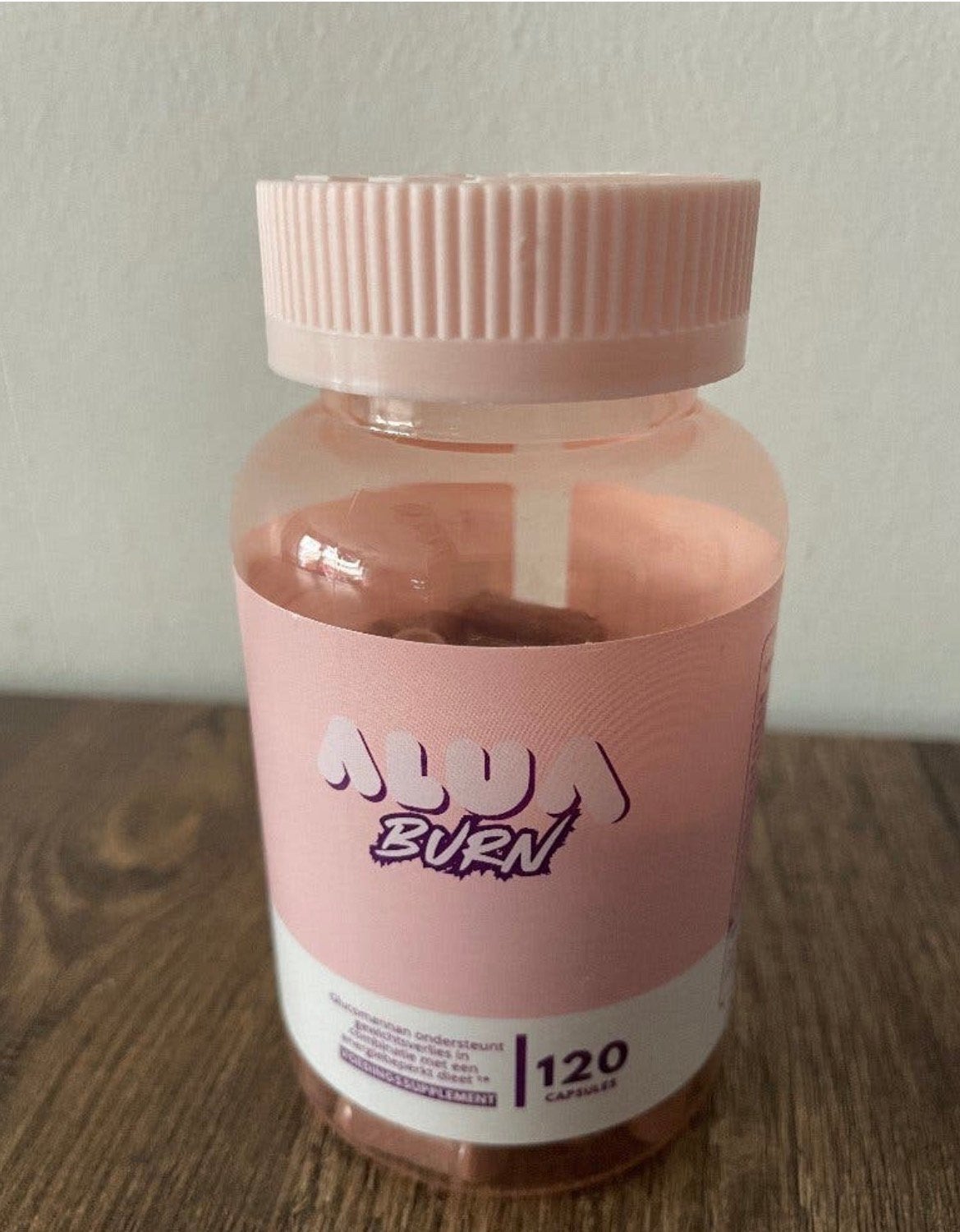 Alua Burn capsules 1 potje (3/4 vol), Ophalen of Verzenden, Gebruikt, Lichaamsverzorging