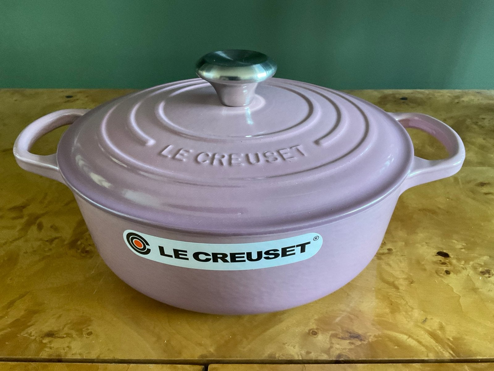 Le creuset 24 cm  pan, mauve pink, risottopan, 3,1 lt, nieuw, Geschikt voor inductie, Nieuw, Le Creuset, Ophalen of Verzenden