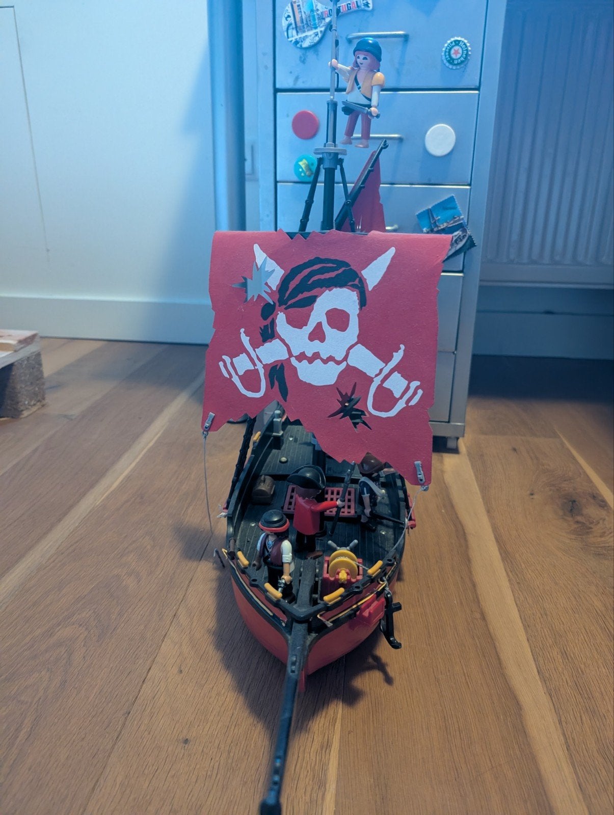 Piratenschip playmobil, Pirates, Complete set, Ophalen of Verzenden, Zo goed als nieuw