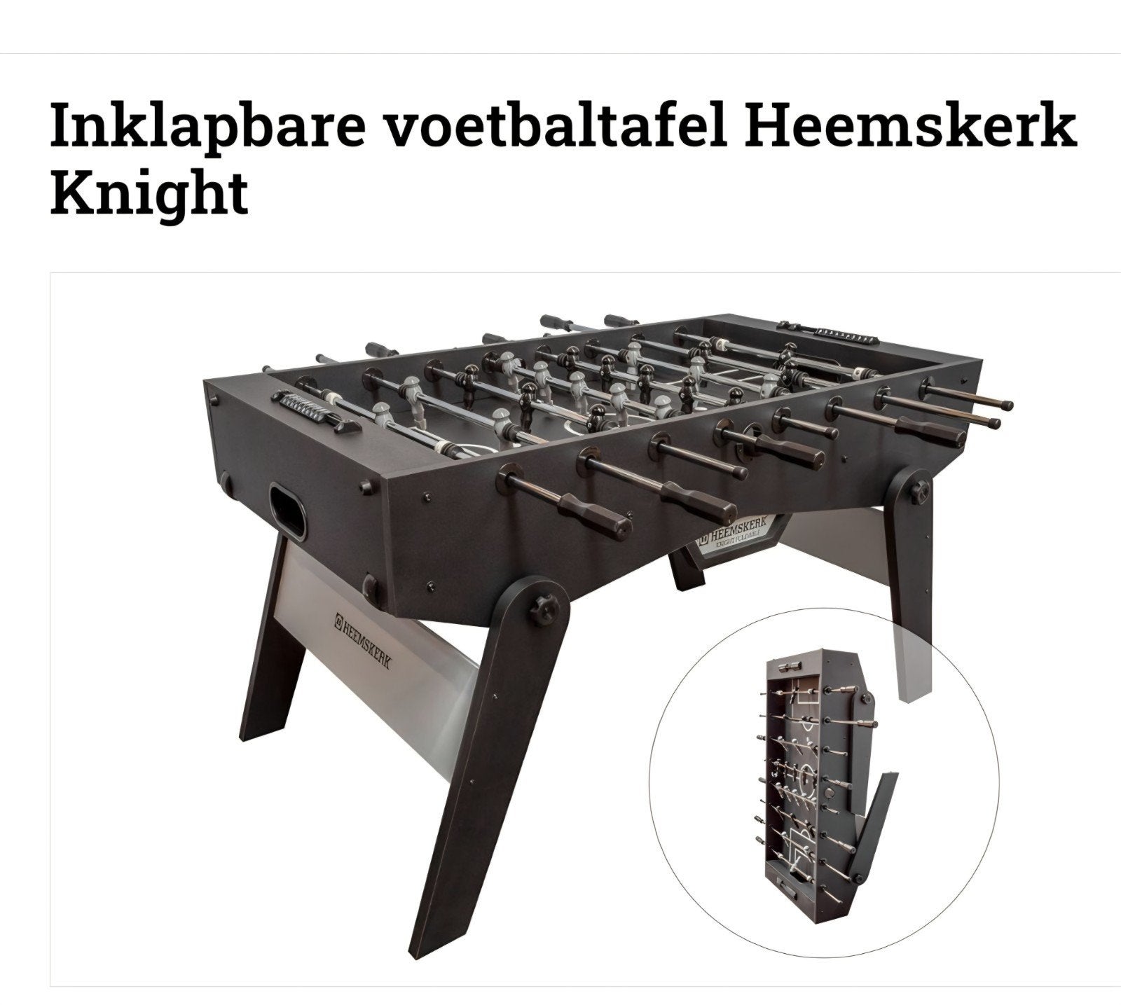 voetbaltafel inklapbaar, Tuin en Terras, Elektrische barbecues, Ophalen, Nieuw