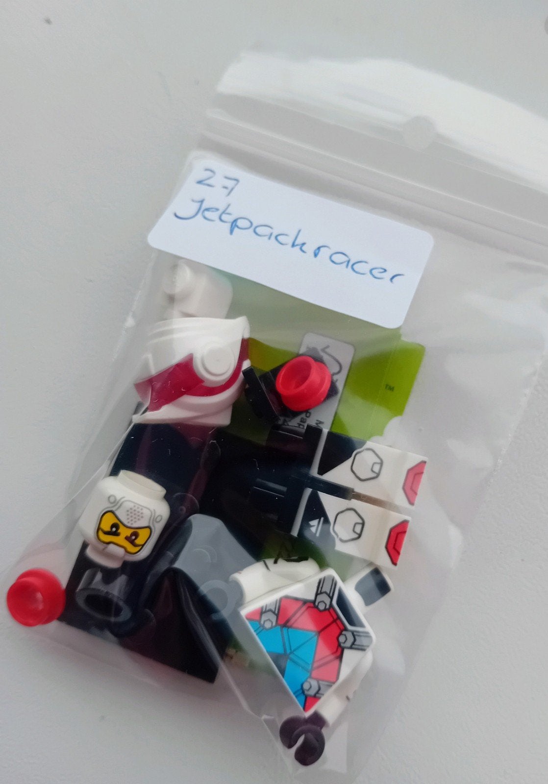 Lego minifiguur Jetpack racer, nieuw, CMF 27, Lego, Nieuw, Ophalen of Verzenden, Minifiguur