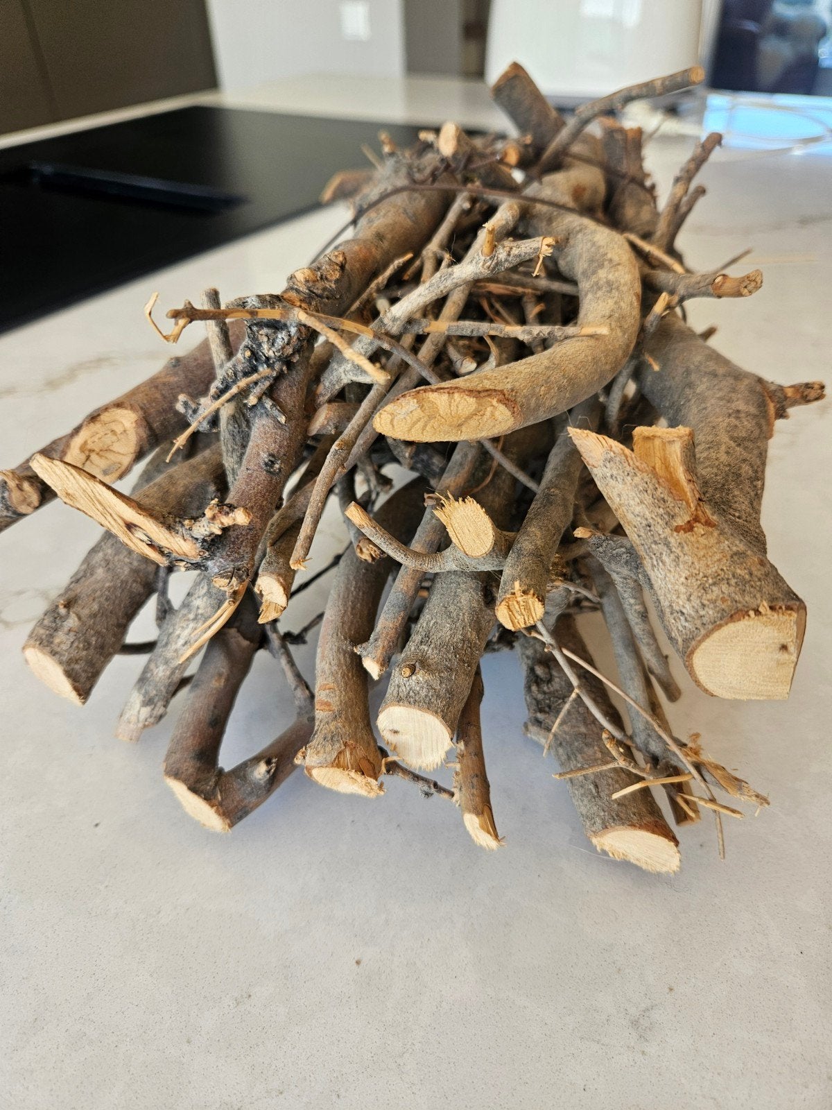 Samengebonden decoratieve takken, Huis en Inrichting, Ophalen, Hout