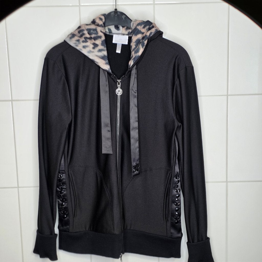Sportalm luxe zomerjasje  zwart  mt 36 ook voor buiten, Zwart, Maat 36 (S), Gedragen, Sportalm