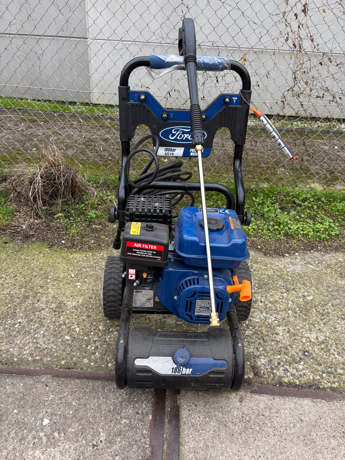 Nieuwe Ford Benzine Hogedrukreiniger 186 Bar, Ophalen