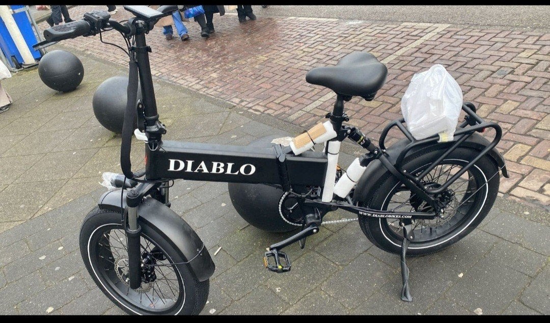 Diablo opvouwbare elektrische fatbike - Nieuw, Ophalen of Verzenden