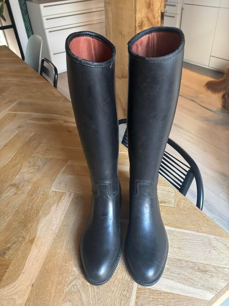 Zwarte Equi-Thème rijlaarzen, Dieren en Toebehoren, Paardrijkleding, Ophalen of Verzenden, Gebruikt, Overige soorten, Schoeisel