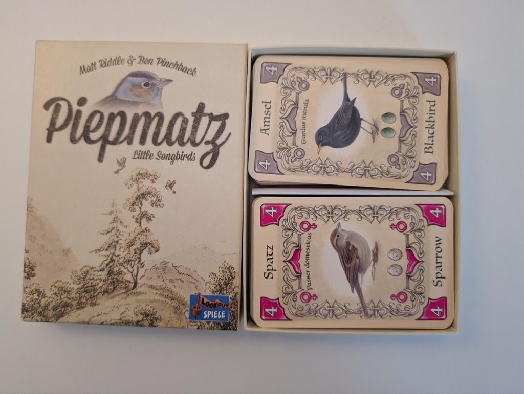 Piepmatz kaartspel, Hobby en Vrije tijd, Gezelschapsspellen | Kaartspellen, Een of twee spelers, Ophalen of Verzenden, Zo goed als nieuw