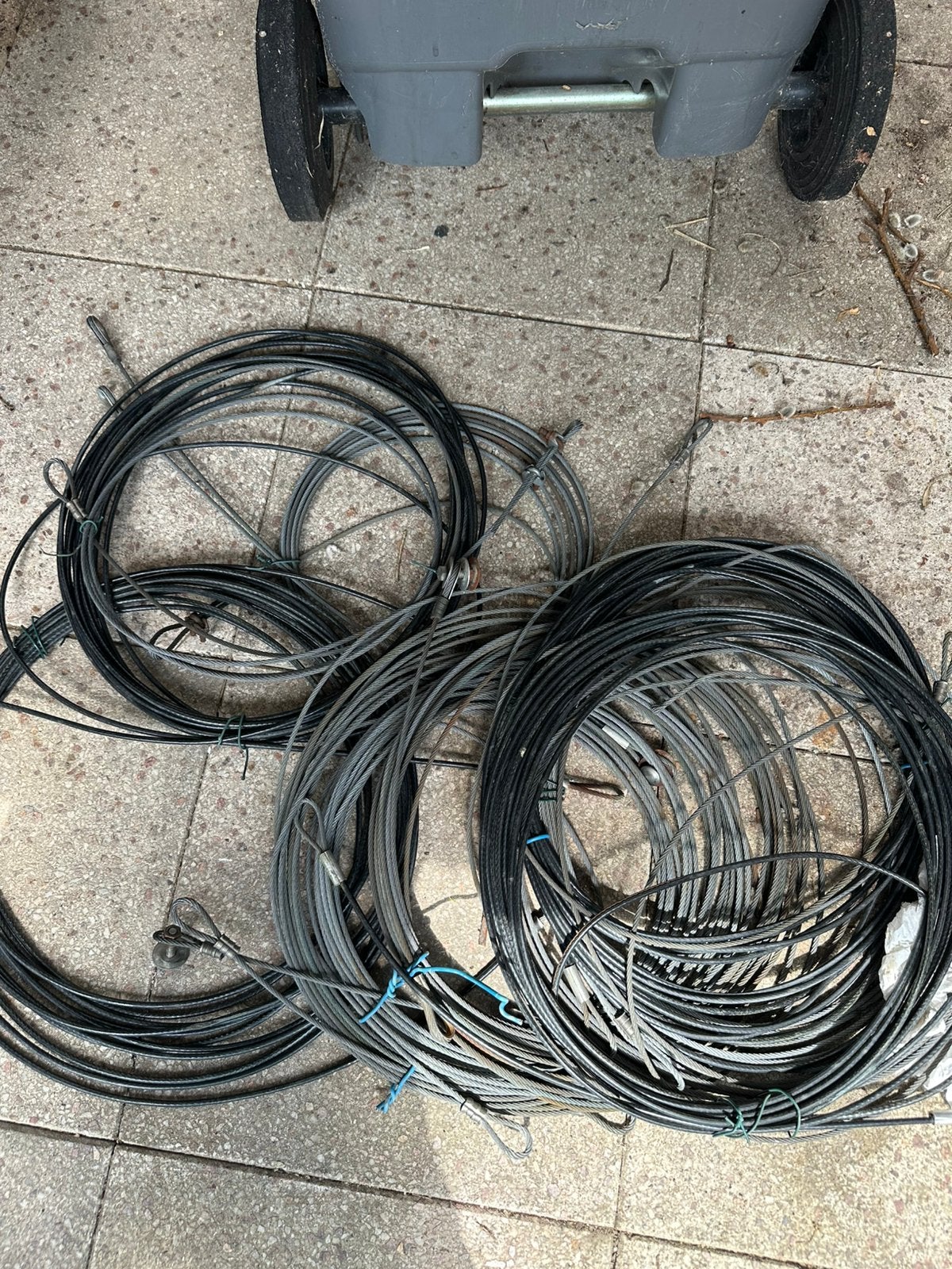 Staalkabel 4 mm staaldraad 4 mm, Ophalen, Gebruikt, Kabel of Snoer