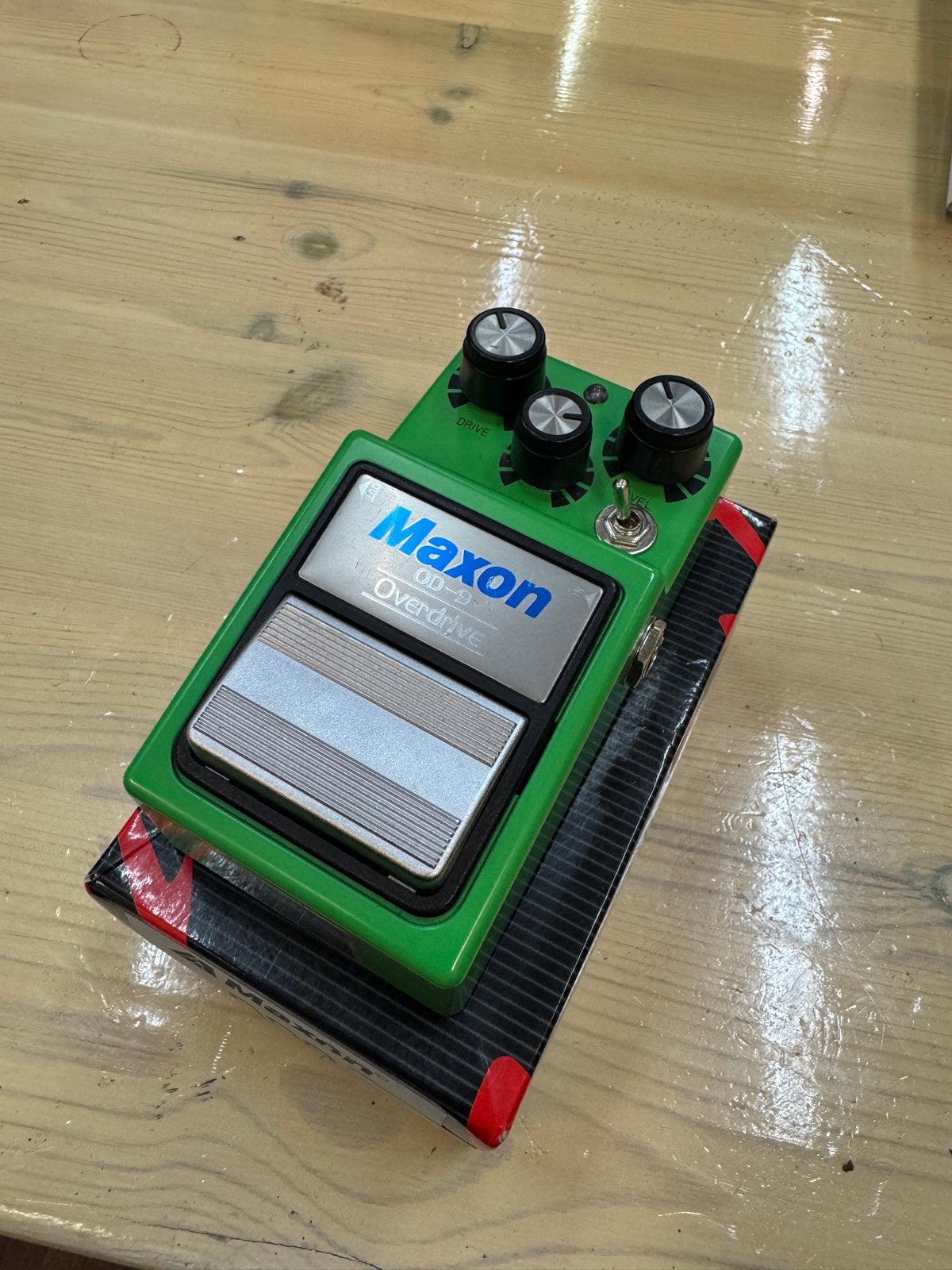 Maxon OD-9 – vintage '81/'82 PCB Dan's Pedalz Silver+MB Mod!, Muziek en Instrumenten, Ophalen of Verzenden, Gebruikt, Distortion, Overdrive of Fuzz