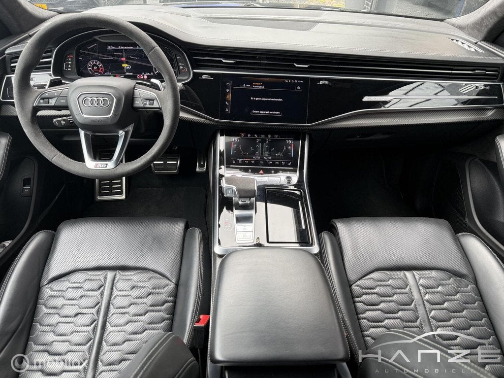 Audi RSQ8 4.0 TFSI|Pano|Carbon|23"|Keramisch|360°|B&O|VOL!, Auto's, Audi, Gebruikt, 600 pk, Zwart, Vierwielaandrijving