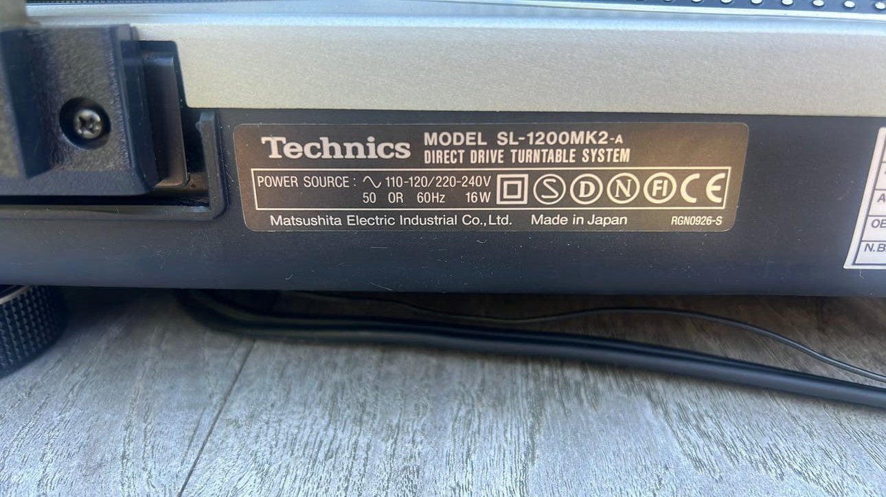 Technics Direct Drive SL-1200MK 2, Ophalen, Gebruikt, Pitch-regelaar, Technics