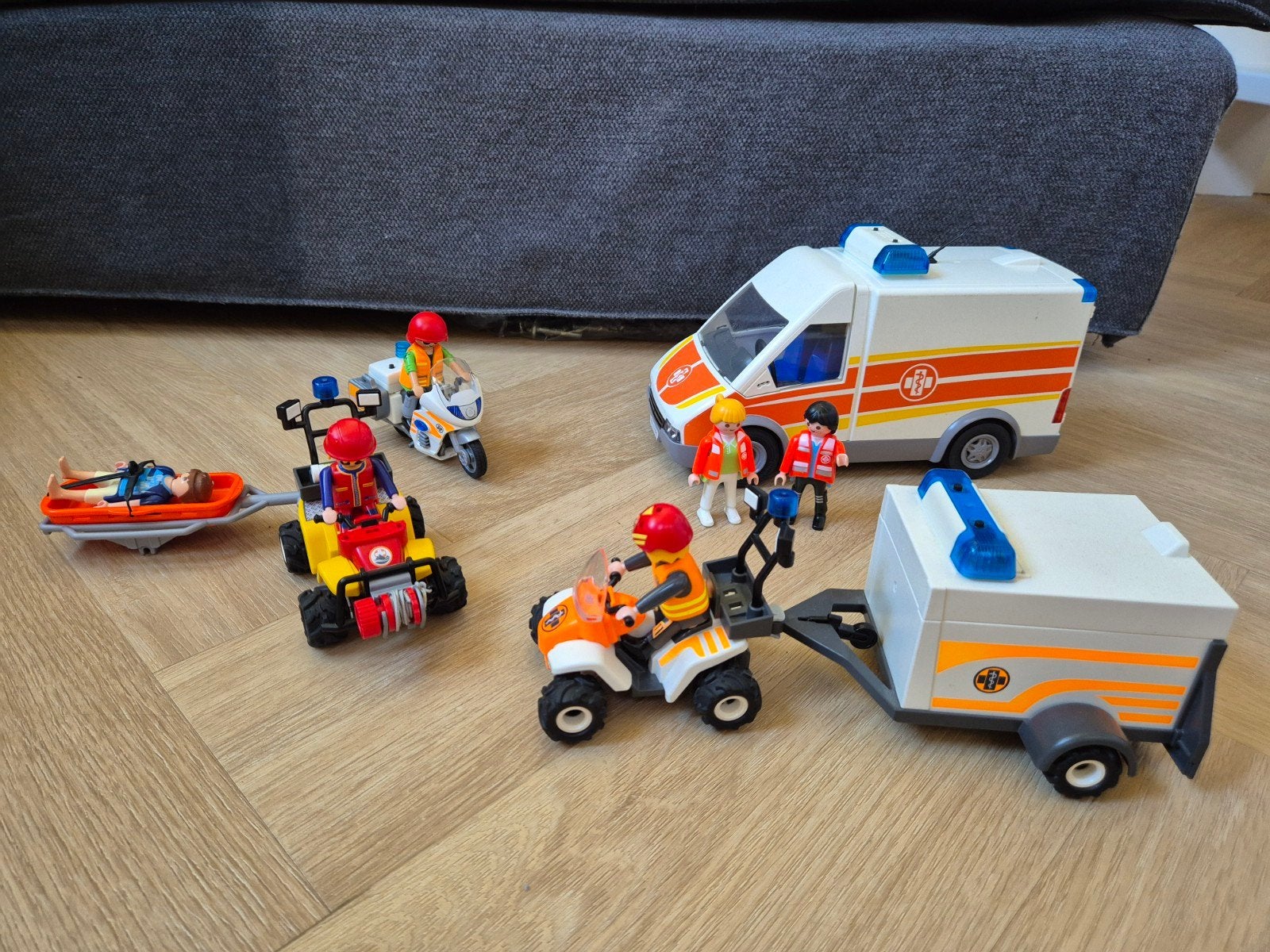 Playmobil ambulance set, Ophalen of Verzenden, Gebruikt
