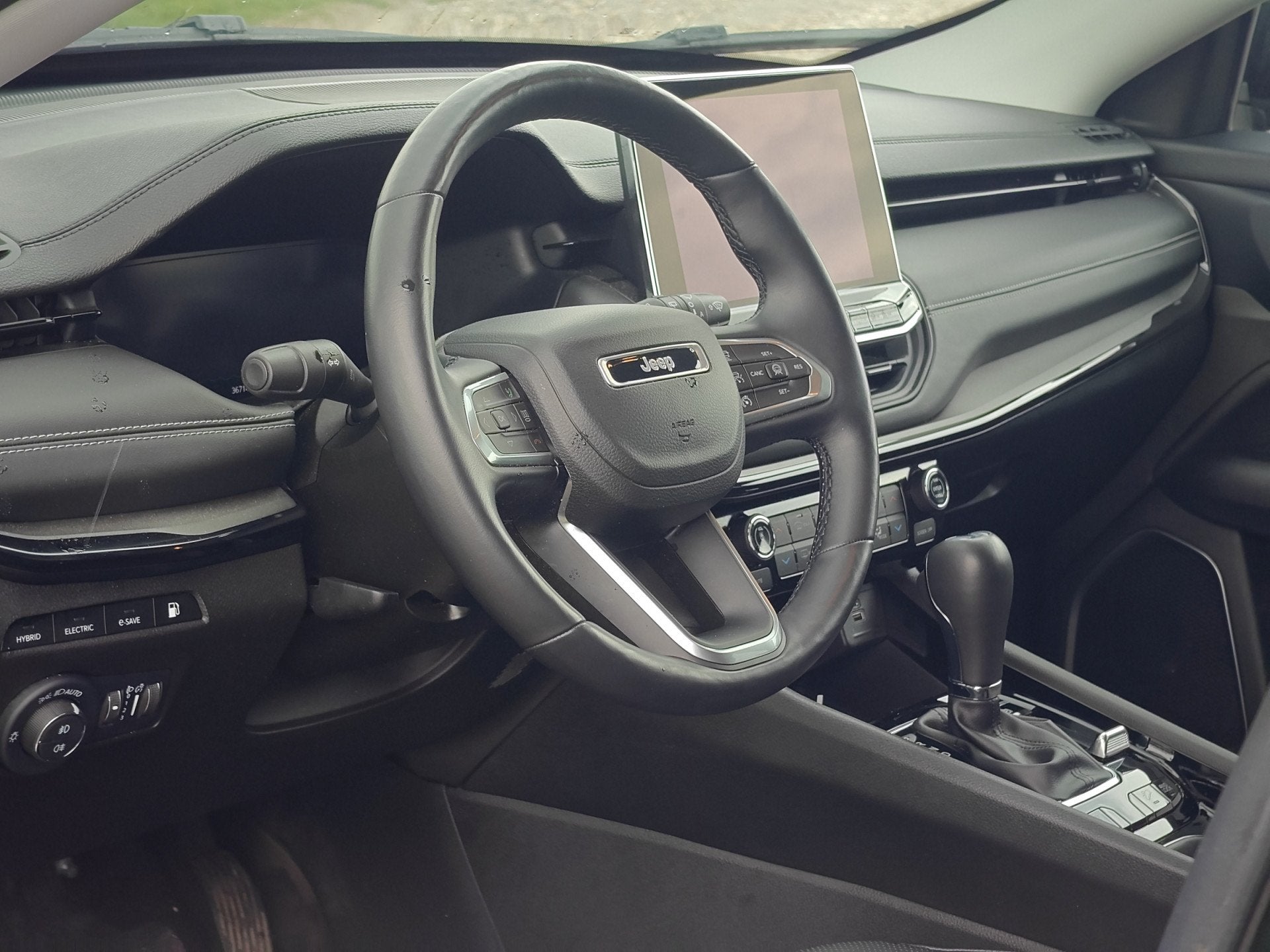 Jeep Compass 4xe 240pk Plug-in Hybrid Electric S | Leder, Automaat, 4 cilinders, Zwart, Bedrijf