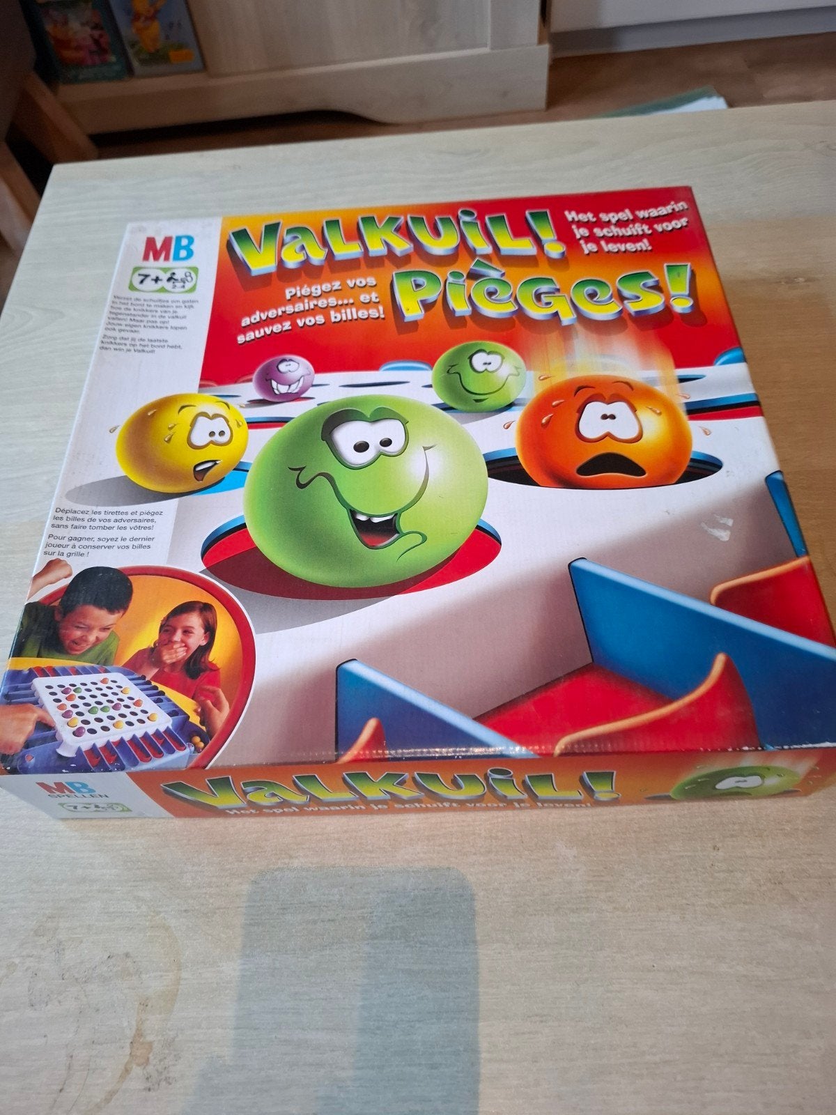 Valkuil! Bordspel MB Spellen - Het spel waarin je schuift, Hobby en Vrije tijd, Gezelschapsspellen | Bordspellen, Ophalen of Verzenden