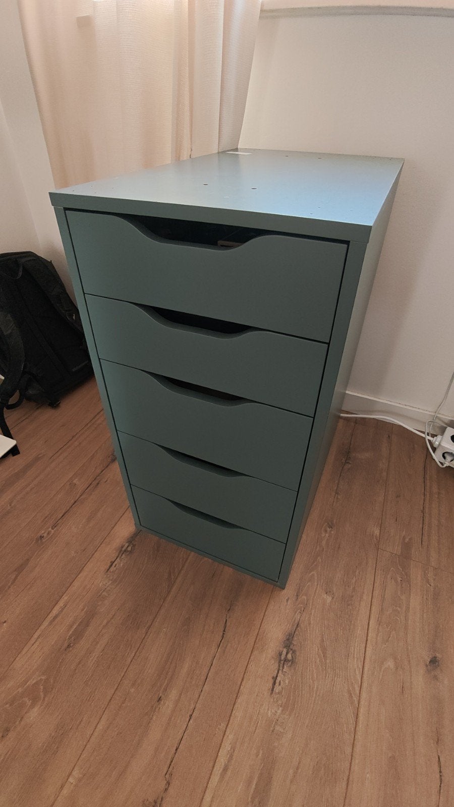 IKEA Alex ladeblok - Grijsgroen, Huis en Inrichting, Ophalen, Overige materialen, Minder dan 50 cm, Gebruikt