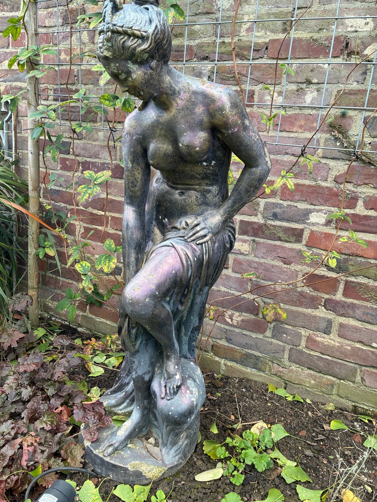Betonnen tuinbeeld, Antiek en Kunst, Ophalen, Weerbestendig, Steen of Keramiek, Beeld