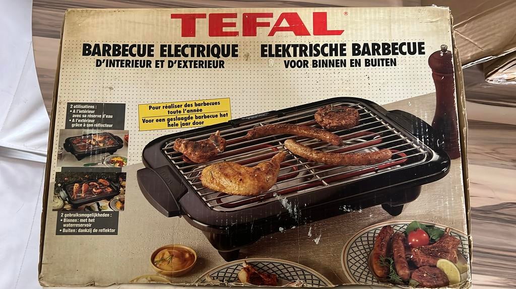 Tefal barbecue elektische, Tuin en Terras, Elektrische barbecues, Ophalen of Verzenden, Gebruikt