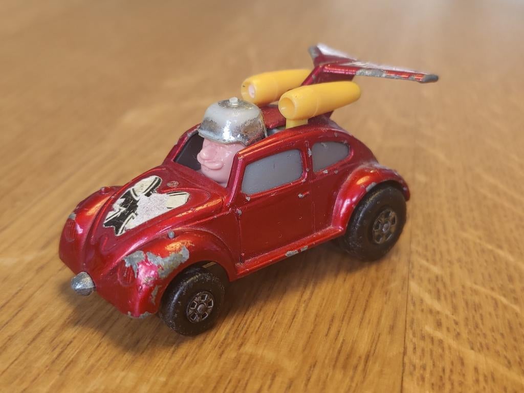Matchbox Flying Bug VW Kever ROOD, Hobby en Vrije tijd, Modelauto's | Overige schalen, Ophalen of Verzenden, Zo goed als nieuw