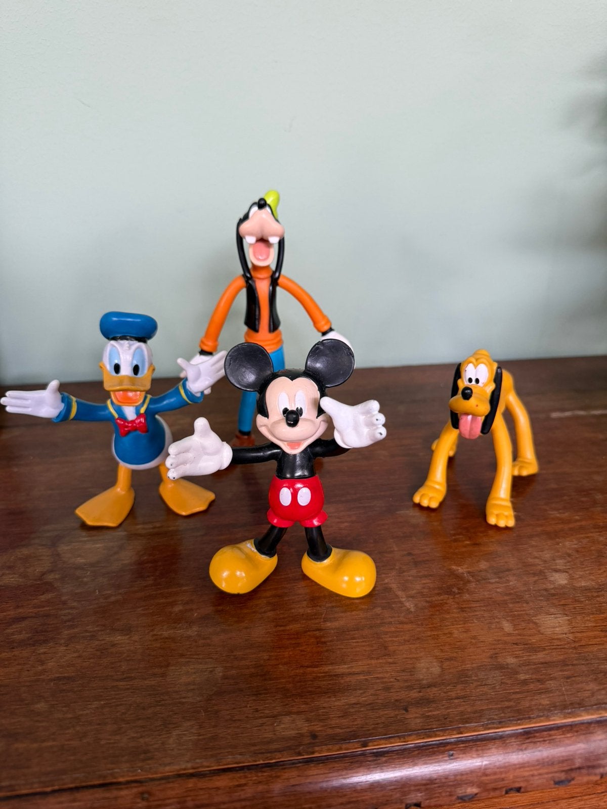 Disney verzameling 4 stuks, Ophalen of Verzenden, Mickey Mouse, Zo goed als nieuw, Beeldje of Figuurtje