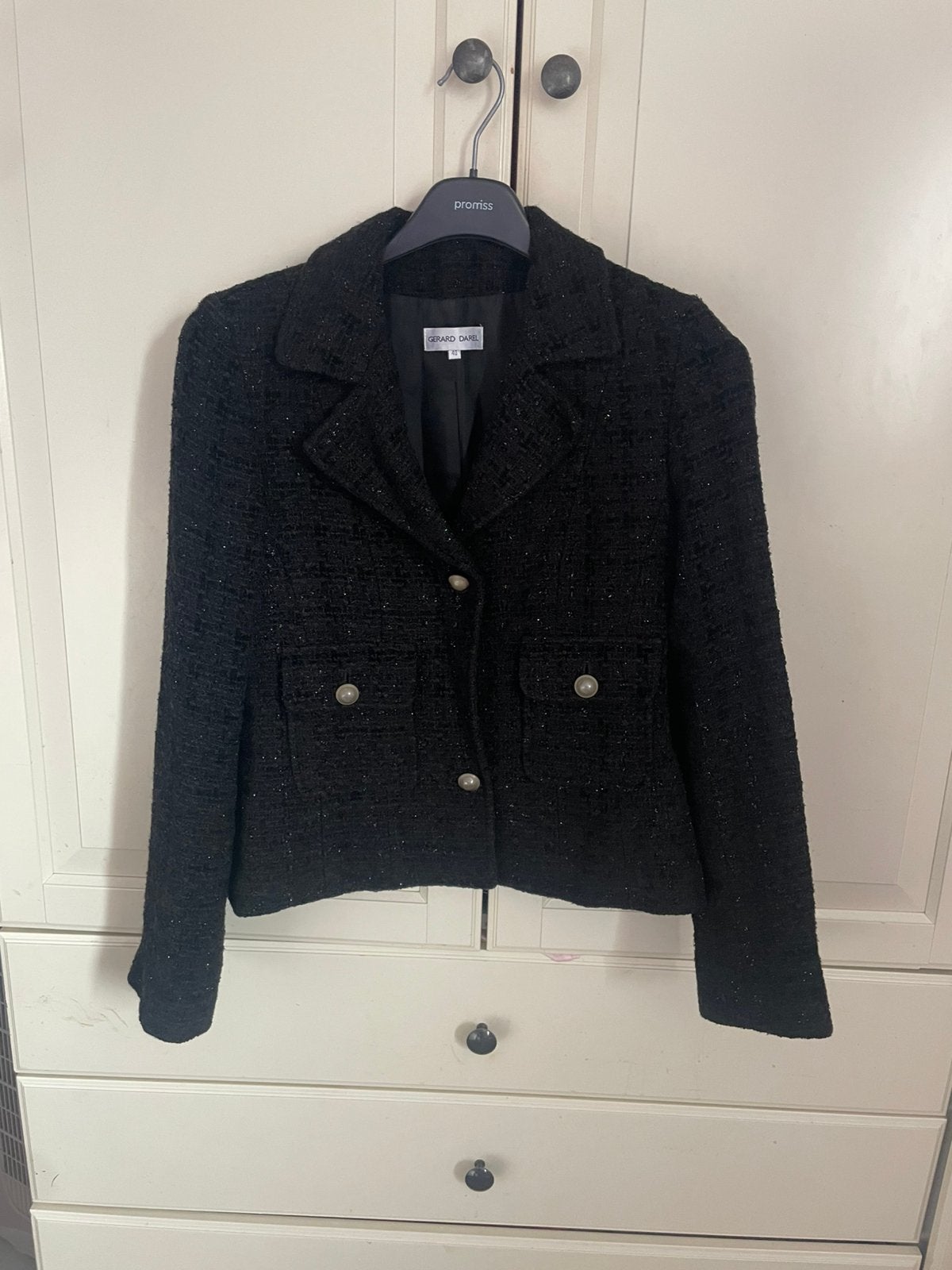 Gerard Darel blazer 40, Maat 38/40 (M), Zwart, Ophalen of Verzenden, Zo goed als nieuw