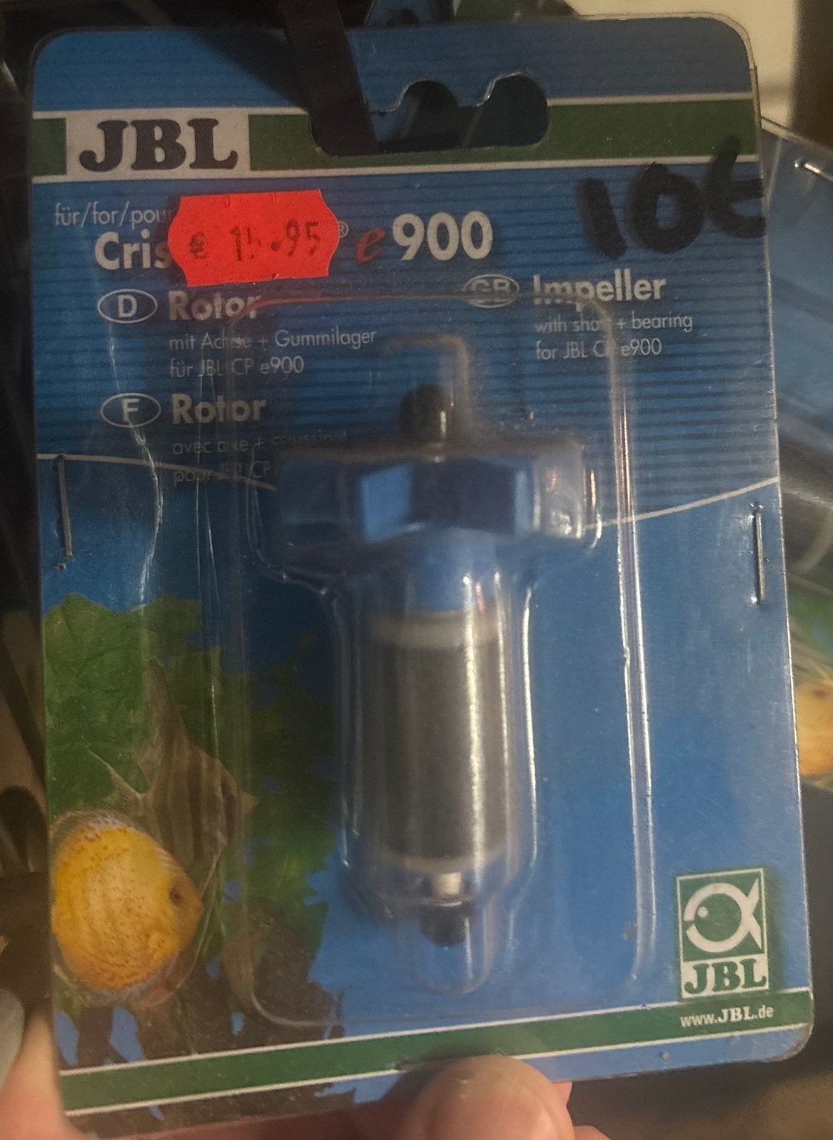New: JBL CristalProfi e900 rotor / impeller 10€, Ophalen of Verzenden, Nieuw, Filter, JBL