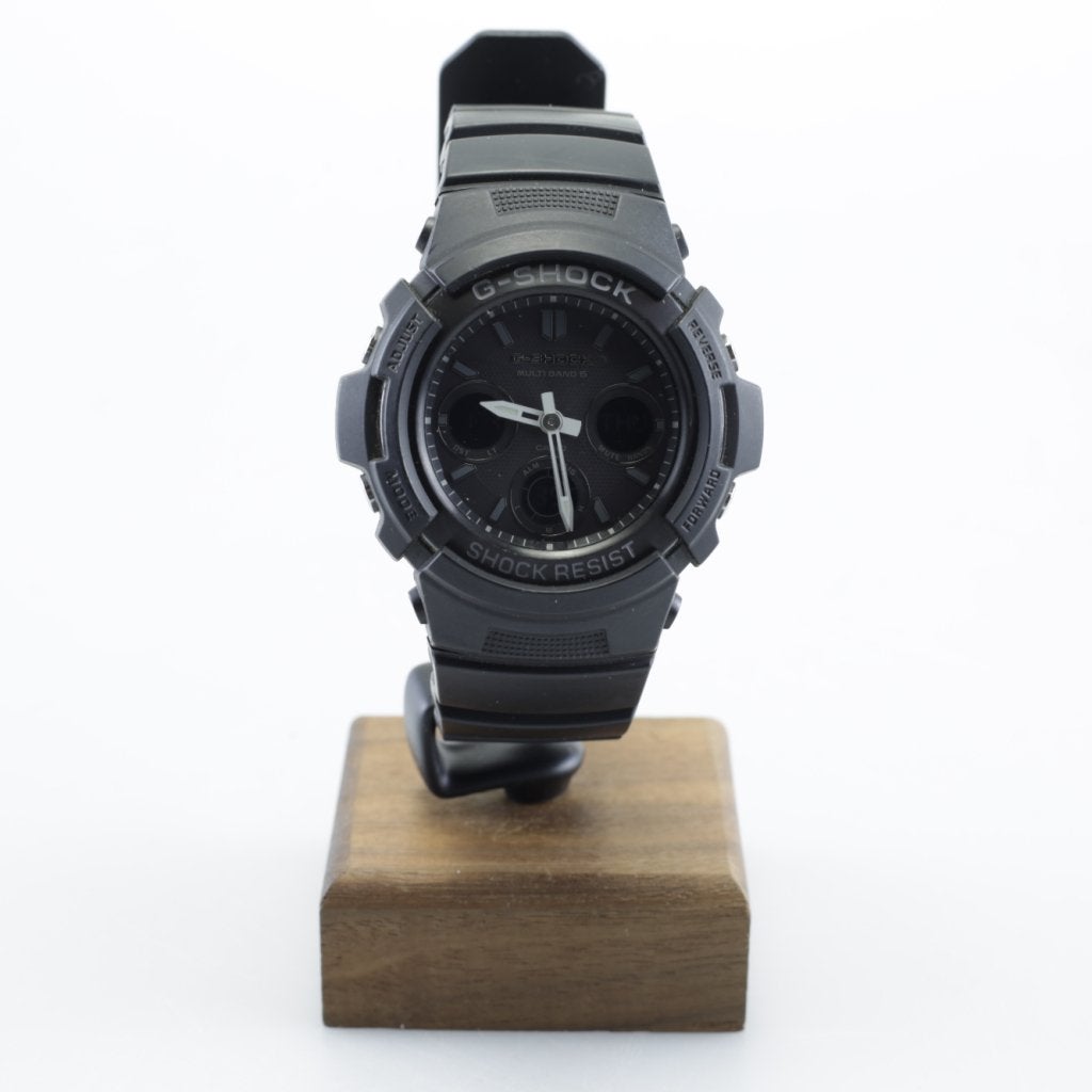 Casio G-Shock AWG-M100B-1AER | In nette staat, Sieraden, Tassen en Uiterlijk, Horloges | Heren, Casio, Zo goed als nieuw, Support@casio.com
