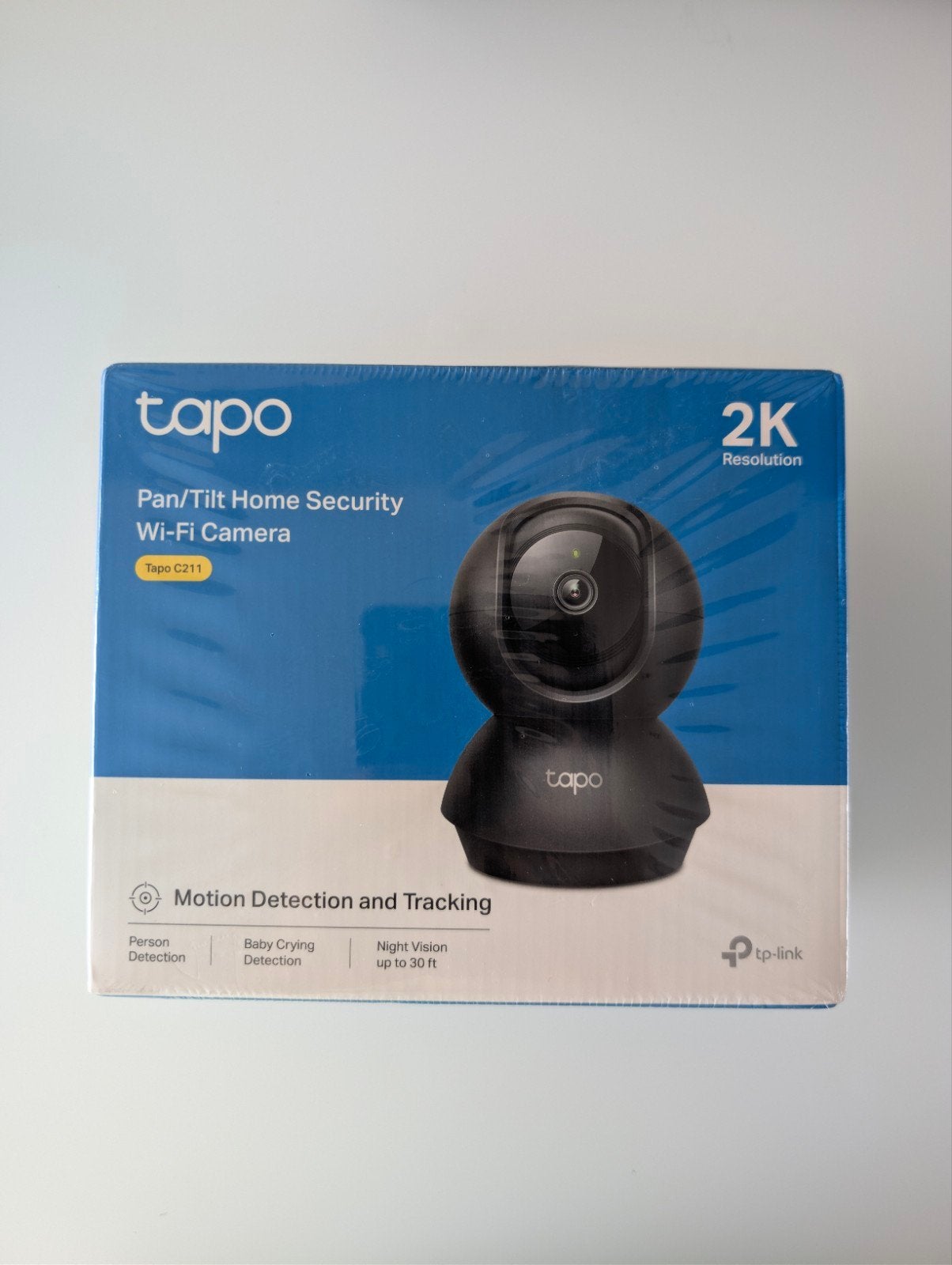 Nieuw in folie! Tapo C211 Pan/Tilt security Wi-Fi Camera 2K, Ophalen of Verzenden, Nieuw, Binnencamera