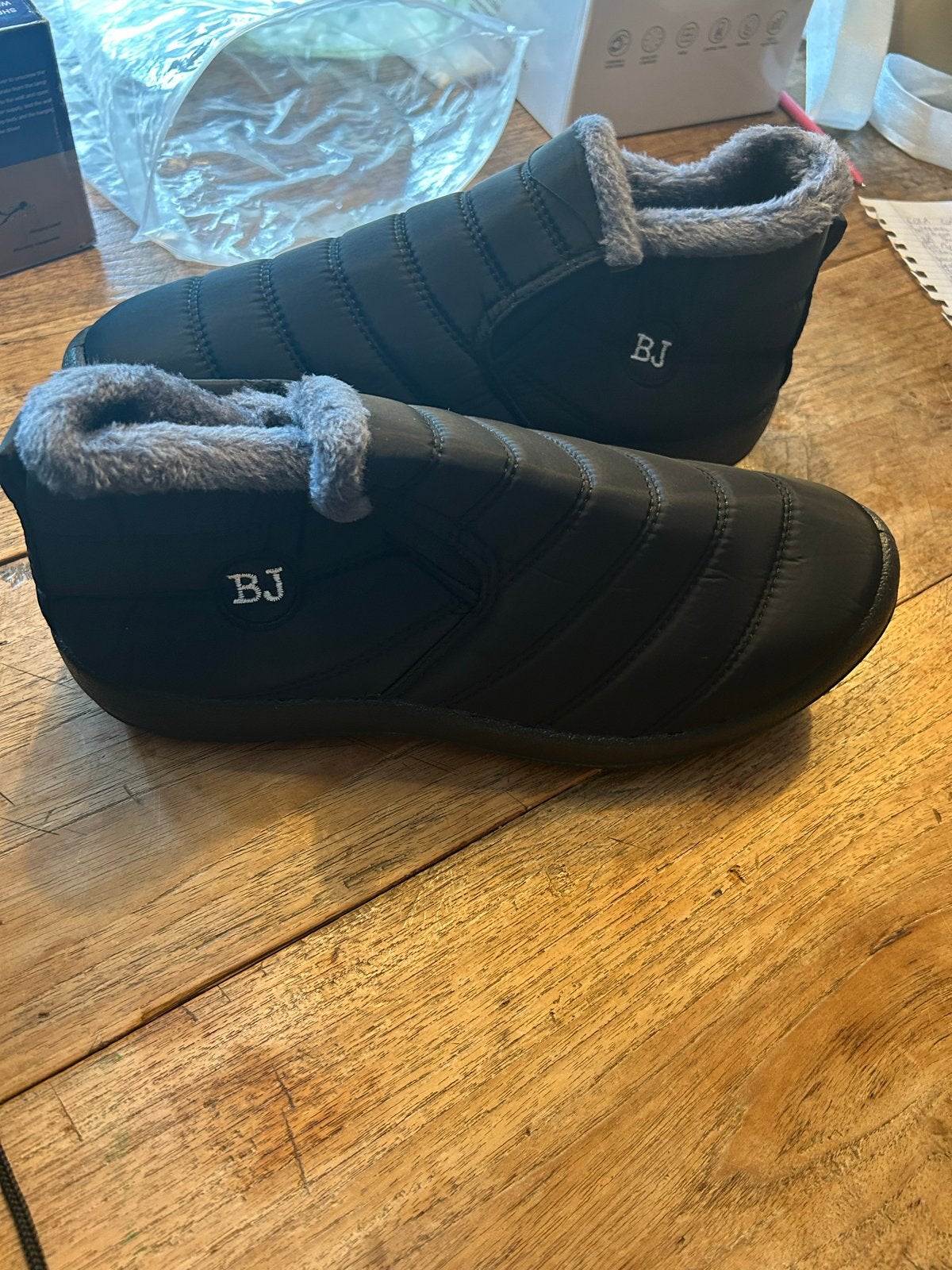 Comfortabele winterlaarzen - Maat 45, Ophalen of Verzenden, Zo goed als nieuw, Zwart, Snowboots