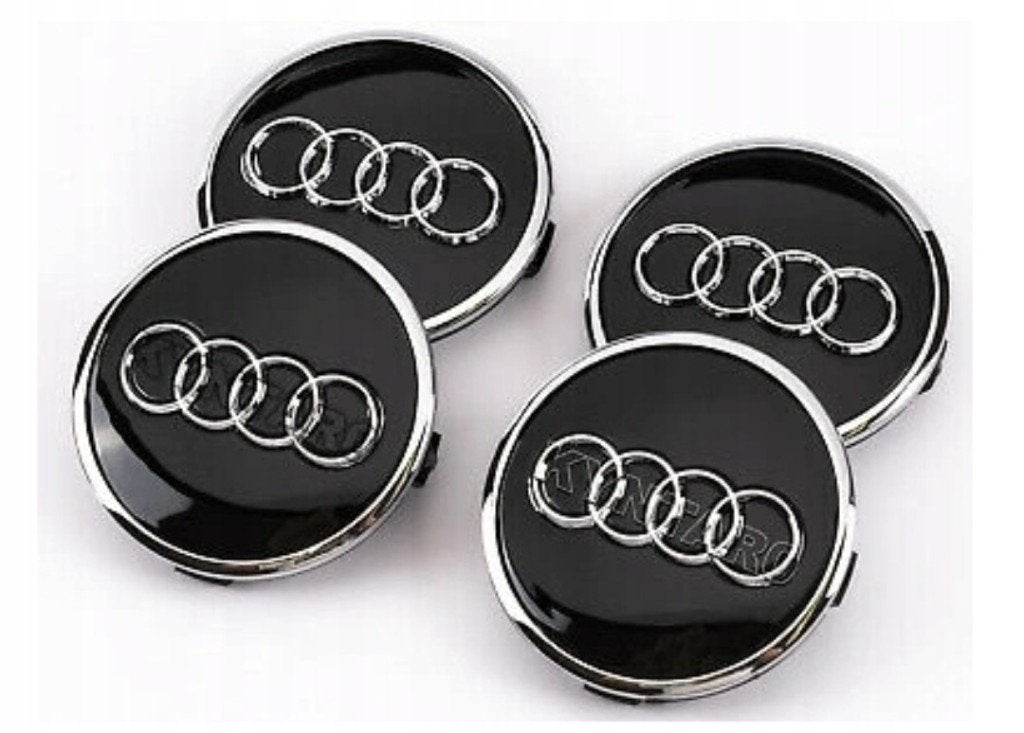 Audi naafkappen voor lichtmetalen velgen 61 mm / 58mm Nieuw, Ophalen, Nieuw
