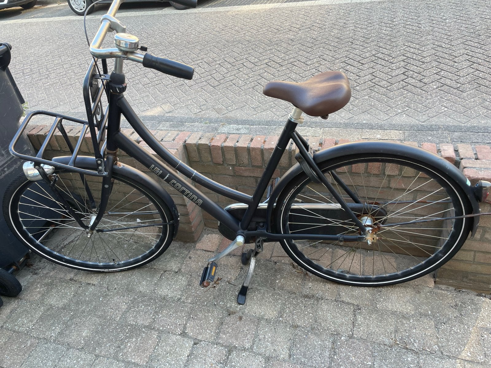 Cortina transportfiets zwart - opknapper, Ophalen, Gebruikt, Overige merken, Versnellingen