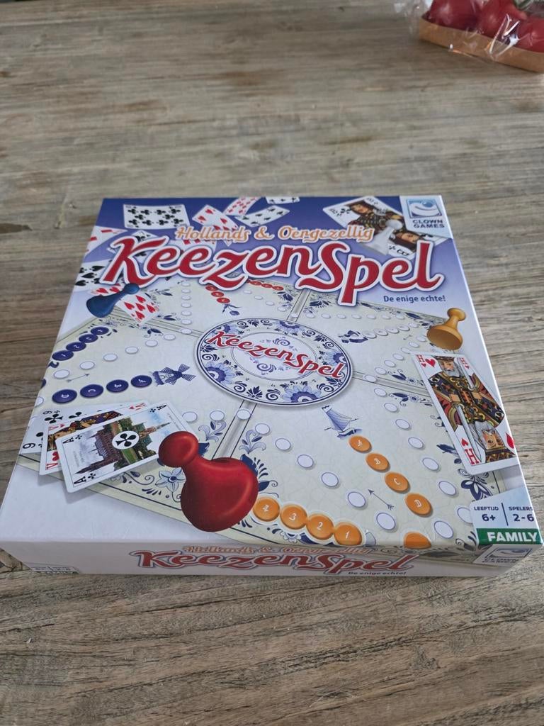 Bordspel - Keezenspel - 4-6 spelers, Hobby en Vrije tijd, Gezelschapsspellen | Bordspellen, Vijf spelers of meer, Ophalen of Verzenden