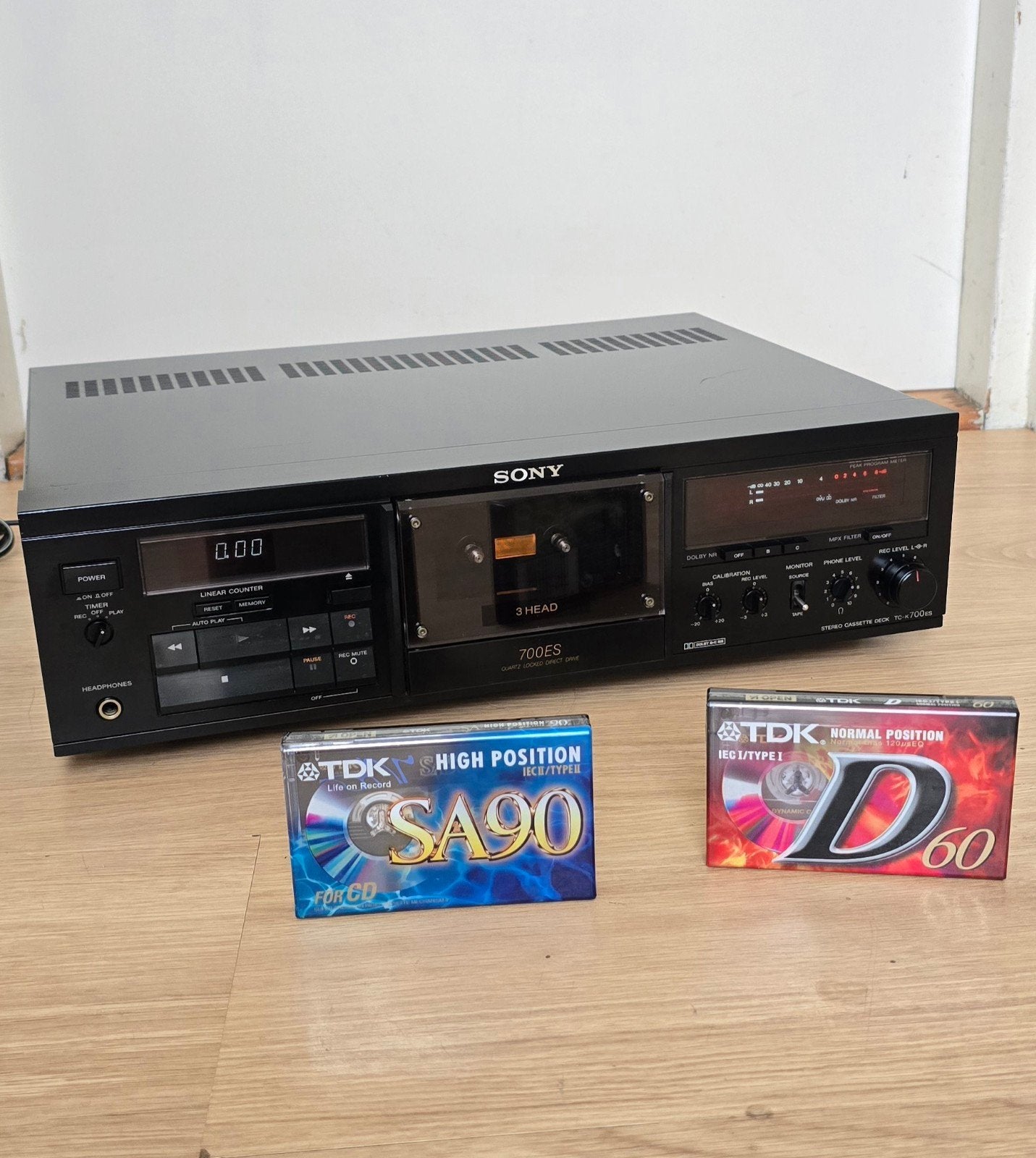 Sony TC-K700ES Stereo Cassettedeck - Hoogwaardig Geluid, Ophalen of Verzenden, Enkel, Sony, Tiptoetsen