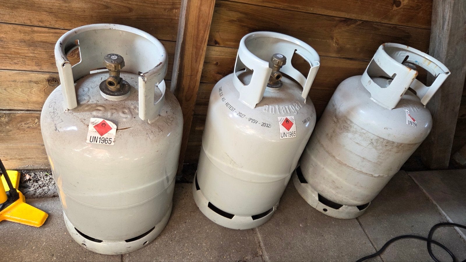 3 Volle Antargaz gasflessen van 11,3 kilo, Ophalen, Nieuw