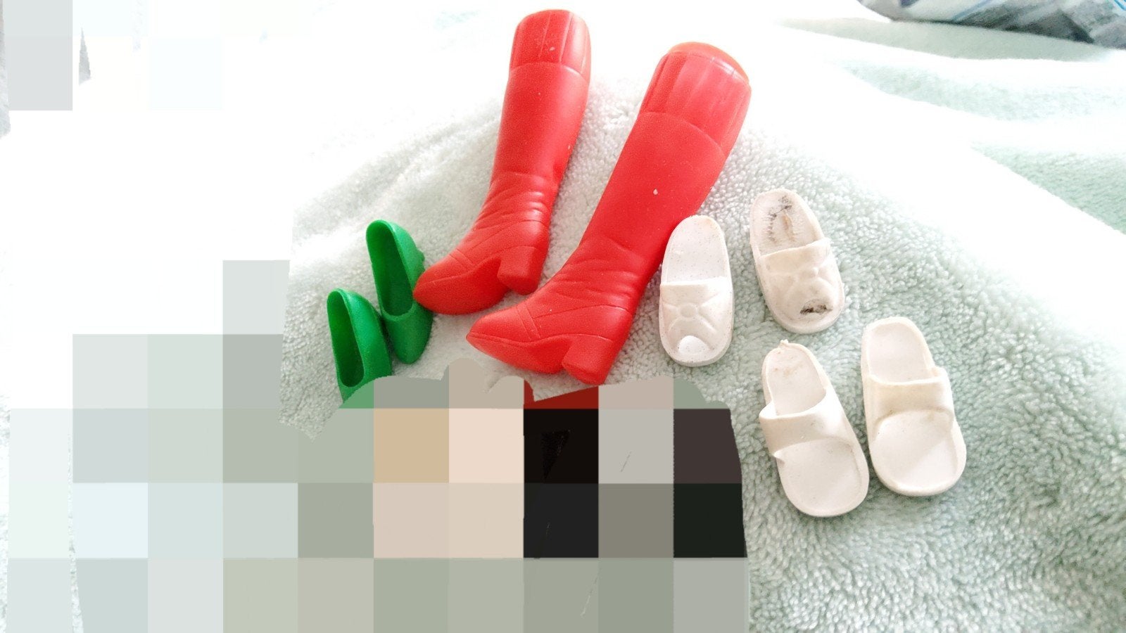 Vintage Barbie Sindy Fleur schoenen laarzen pumps slippers., Ophalen of Verzenden