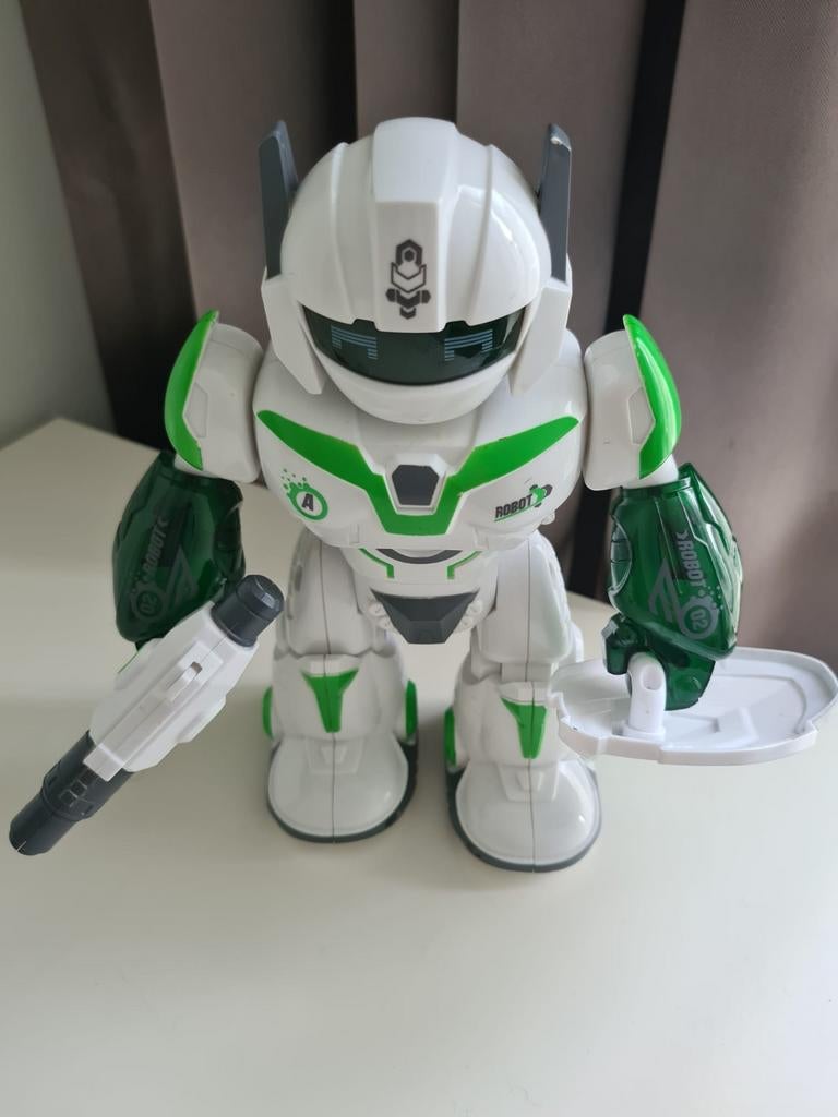 Robot met wapen en schild, Ophalen, Zo goed als nieuw
