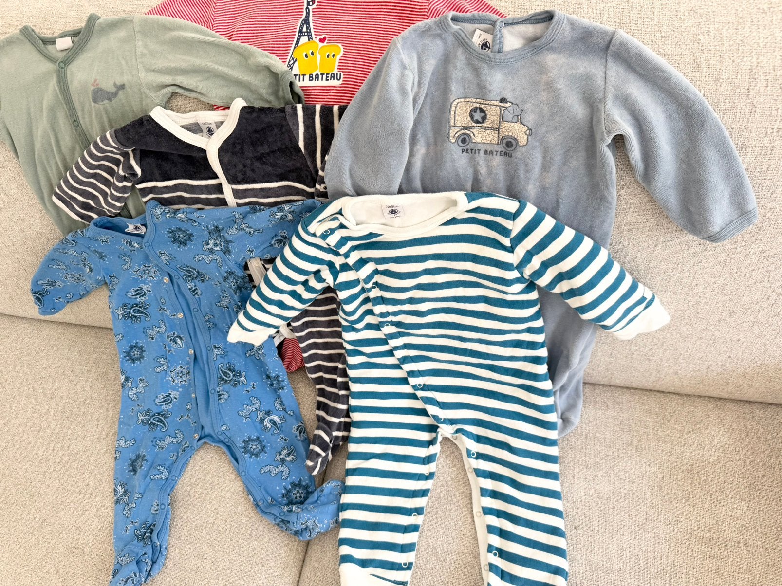 Pyjamas Petit Bateau 74, Ophalen of Verzenden, Zo goed als nieuw, Maat 74