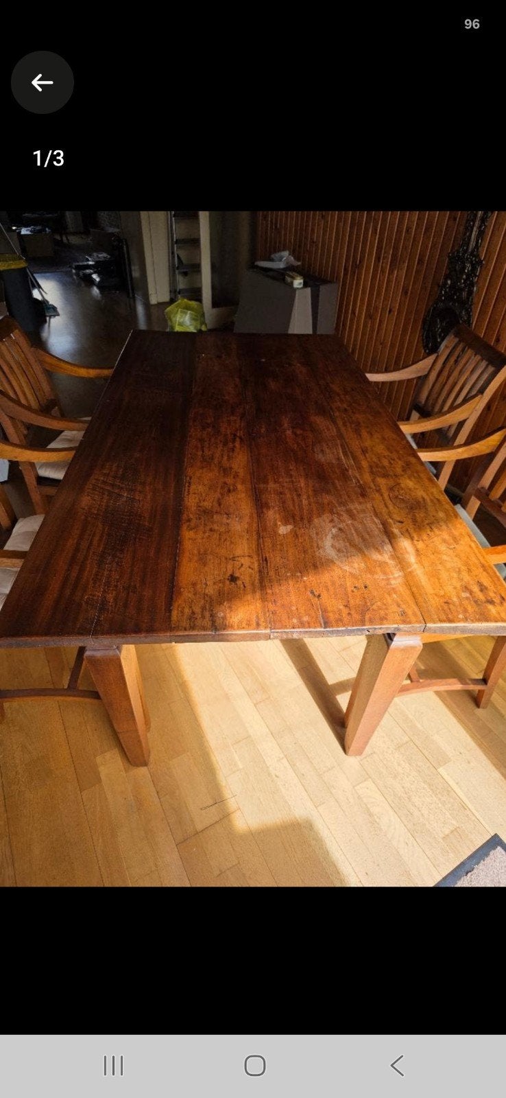 Indonesische eethoek, Ophalen, Gebruikt, Rechthoekig, 50 tot 100 cm