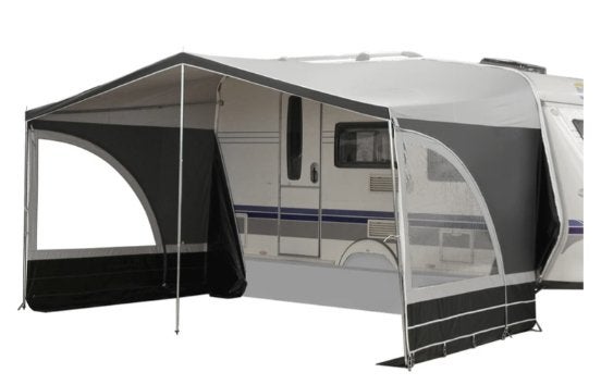 Caravan Luifel Obelink Panorama Grey, Ophalen, Zo goed als nieuw