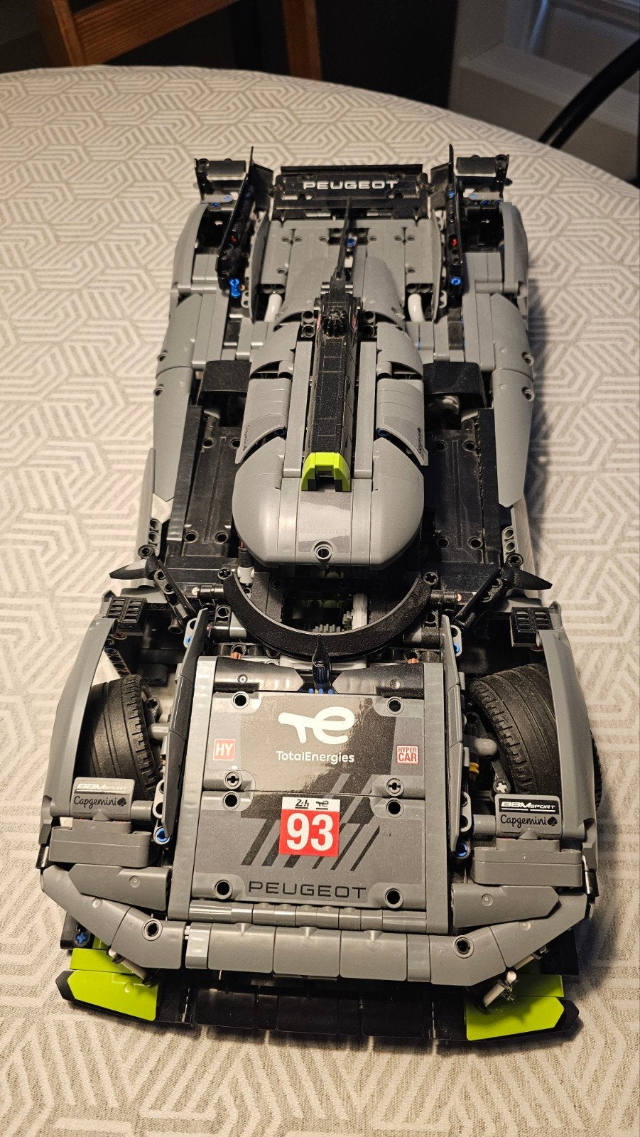 Lego Technic Peugeot 9X8 24H Le Mans Hybrid Hypercar, Ophalen, Zo goed als nieuw, Overige merken