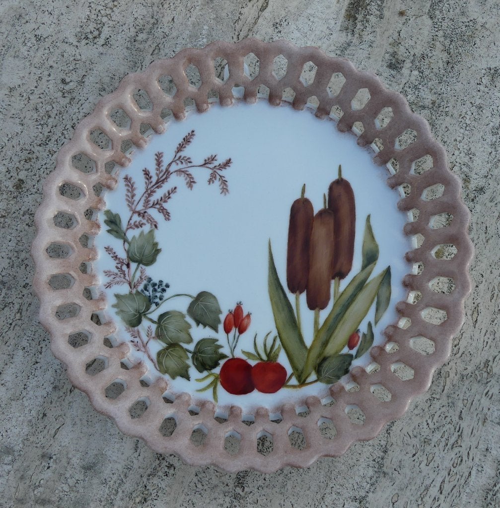 Aparte Delft Blue Handpainted Schaal Designed by OTS Fruit, Huis en Inrichting, Ophalen of Verzenden, Nieuw, Keramiek, Schaal of Schalen