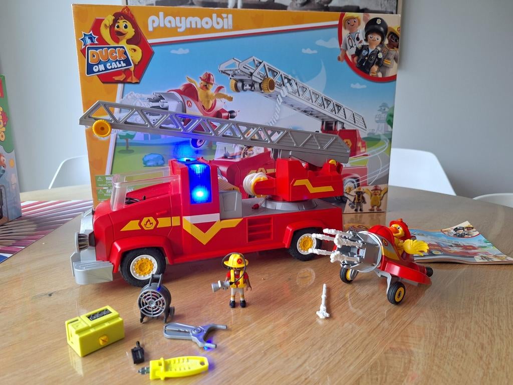 Playmobil Brandweerauto Duck on Call 70911, Ophalen of Verzenden, Nieuw, Jongen of Meisje