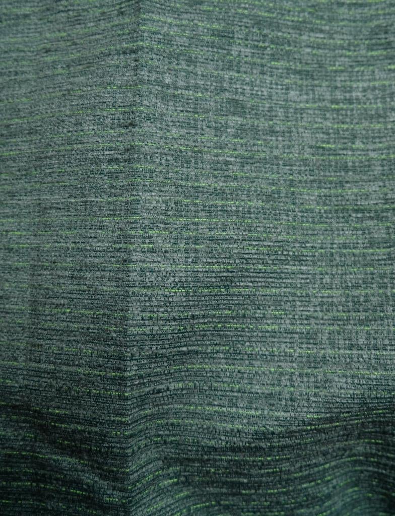 2 x Foulard woondeken zware chenille stof groen mêlée, Ophalen of Verzenden, Nieuw