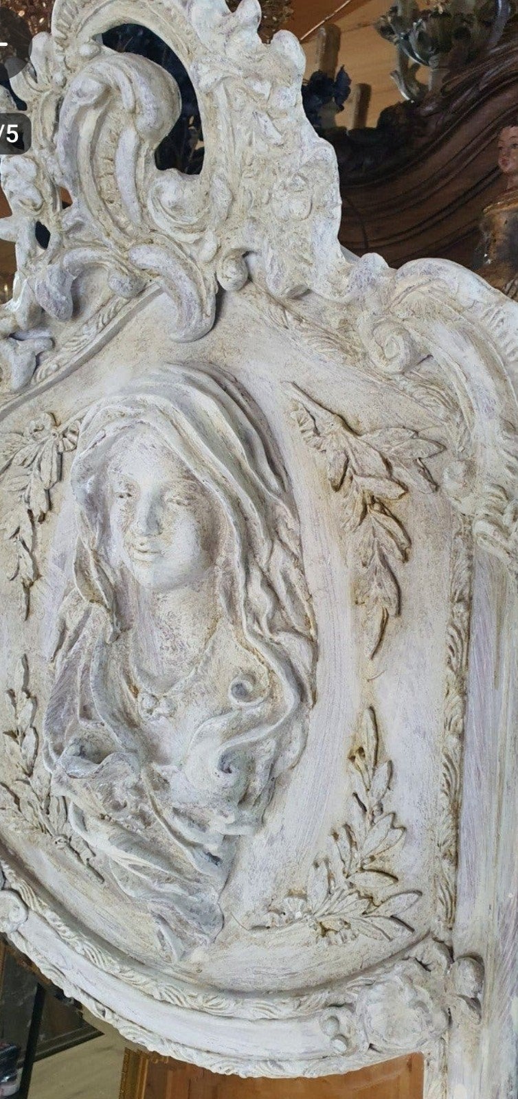 Prachtige betonlook passpiegel set met Madonna amulet
Met fa, Ophalen of Verzenden, Rechthoekig
