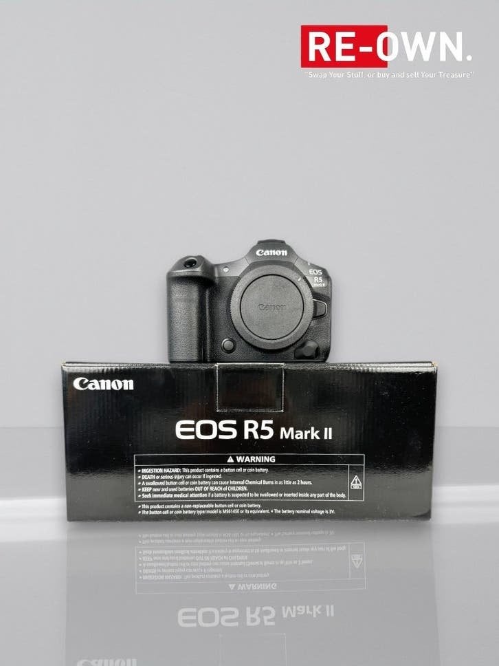 Canon EOS R5 Mark II | 45MP | Nieuwstaat | 1126 clicks, Canon, Draagriem, Ophalen of Verzenden, Zo goed als nieuw