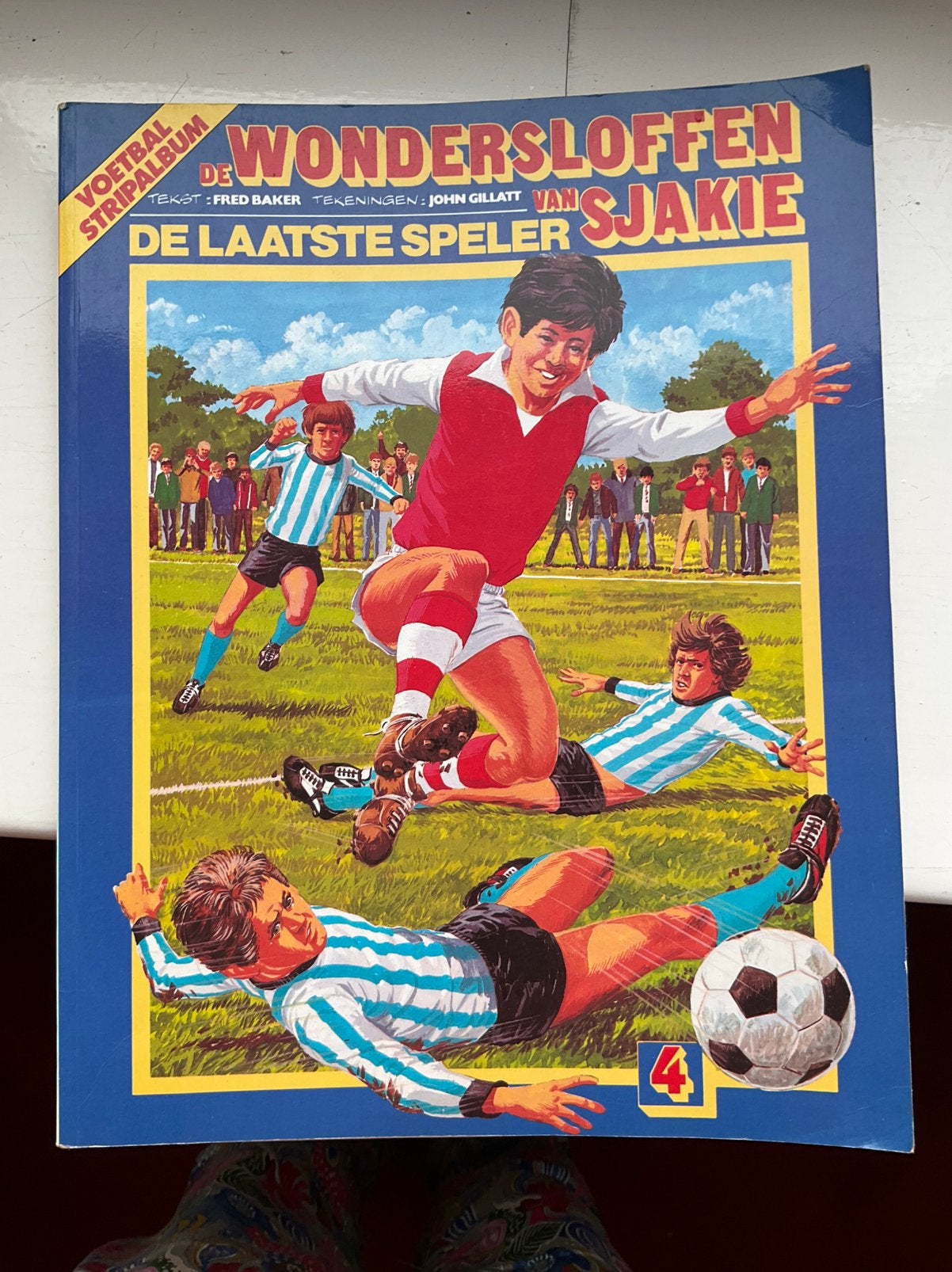 Voetbalstrip De wondersloffen van Sjakie, dl.4 Bijna Gratis, Ophalen, Zo goed als nieuw