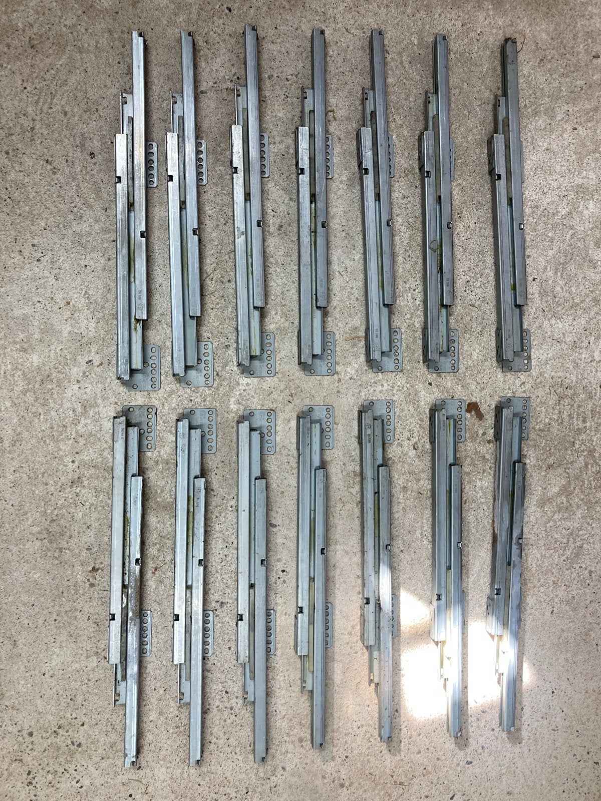 14 zware ladegeleiders - Alleen ophalen!, Ophalen, Gebruikt, 250 mm of meer, Overige typen