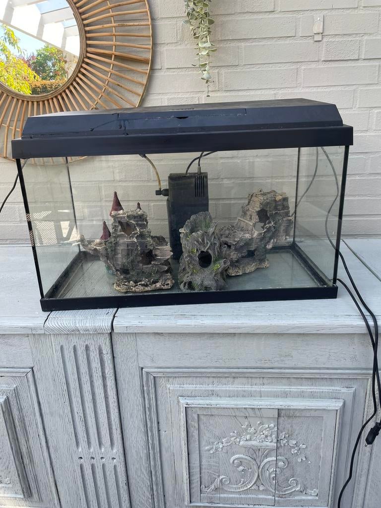 Aquarium 6liter met veel toebehoren, Dieren en Toebehoren, Ophalen, Leeg aquarium