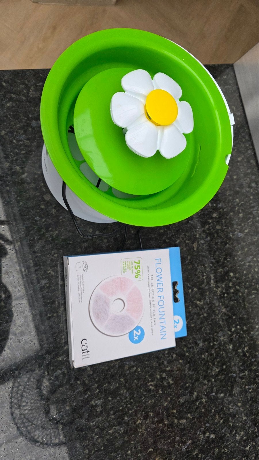 catit drinkfontein met 2 filters, Ophalen of Verzenden, Automatisch, Zo goed als nieuw