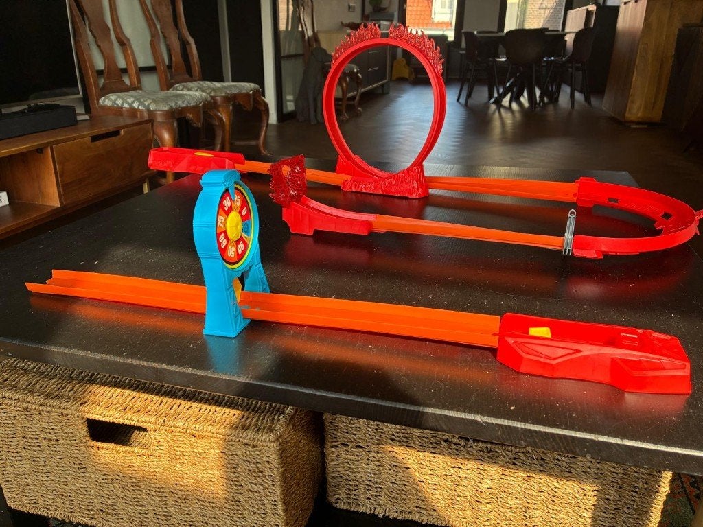 Diverse accessoires voor Hot Wheels, Ophalen of Verzenden, Hot Wheels, Handmatig, Racebaan