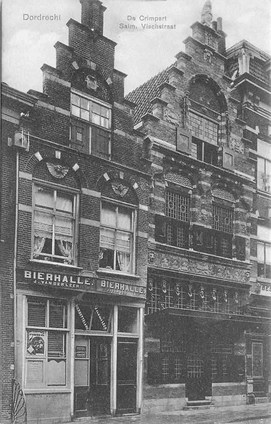 300-486-023 Dordrecht De Crimpert Salm Vischstraat, Verzenden, Voor 1920, Zuid-Holland